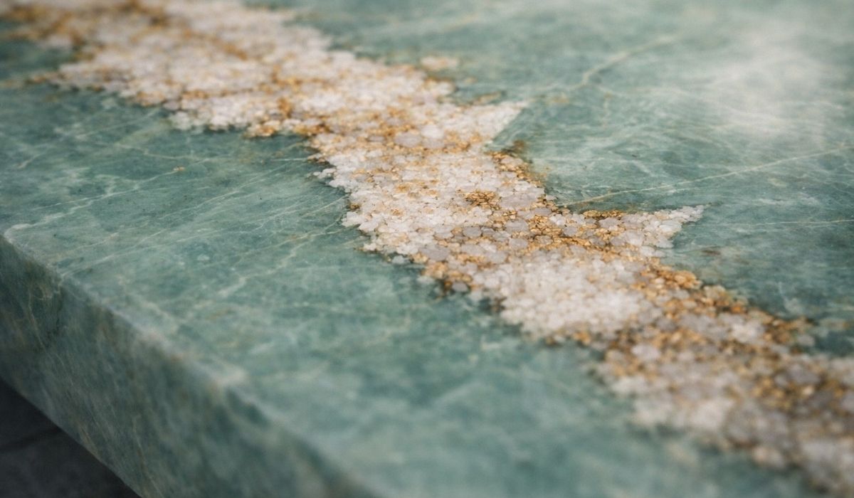 Green Butterfly doğal taş