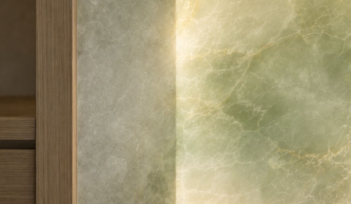 Green Onyx doğal taş