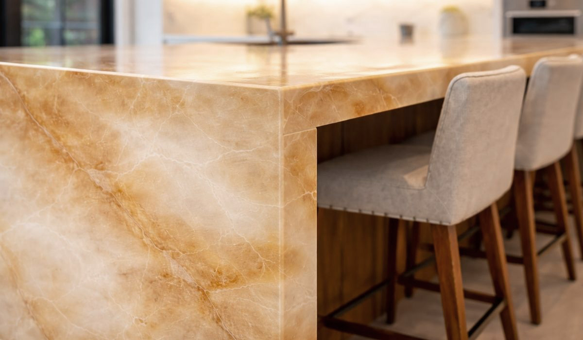 Honey Onyx doğal taş
